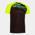 Tricou alergare Joma Elite X, Negru / Galben Fluo