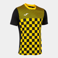 Tricou fotbal Joma Flag III, Negru / Galben