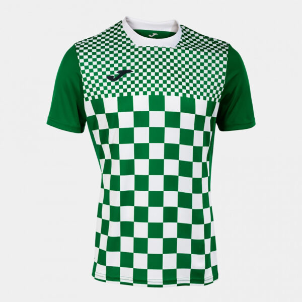 Tricou fotbal Joma Flag III, Verde / Alb - imagine 3