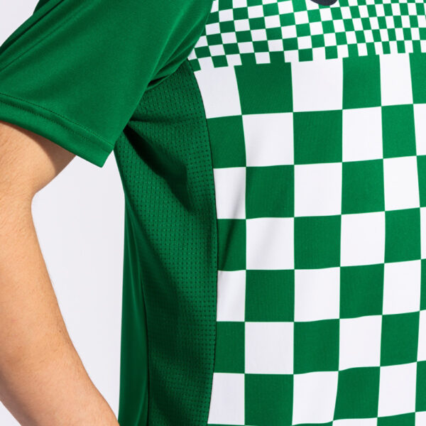Tricou fotbal Joma Flag III, Verde / Alb - imagine 9