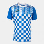 Tricou fotbal Joma Flag III, Albastru Royal / Alb - imagine 3