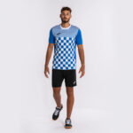 Tricou fotbal Joma Flag III, Albastru Royal / Alb - imagine 5