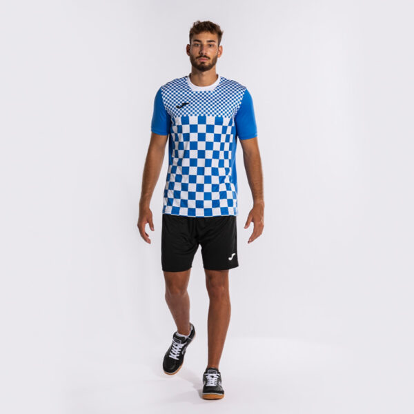 Tricou fotbal Joma Flag III, Albastru Royal / Alb - imagine 5