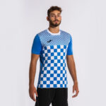 Tricou fotbal Joma Flag III, Albastru Royal / Alb - imagine 6