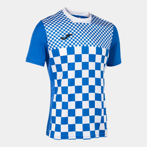 Tricou fotbal Joma Flag III, Albastru Royal / Alb - imagine 1