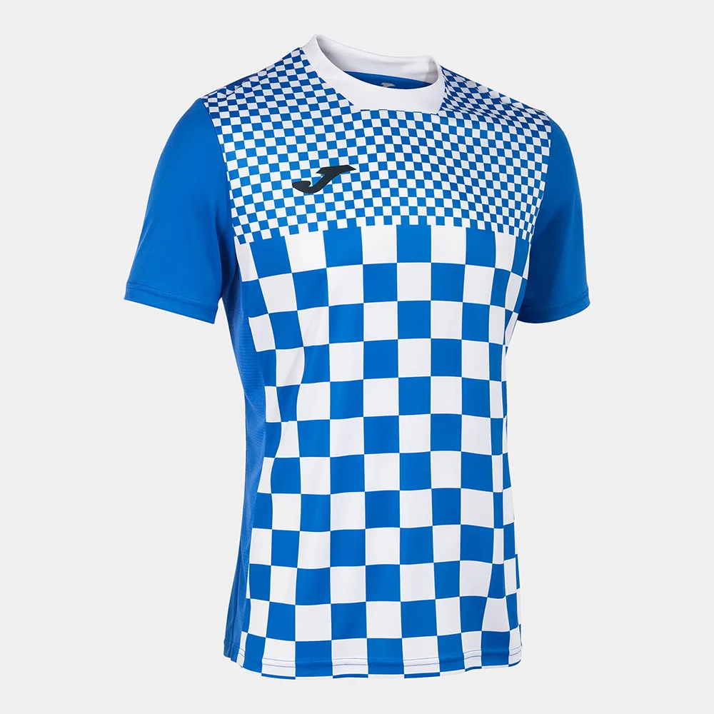 Tricou fotbal Joma Flag III, Albastru Royal / Alb - imagine 1