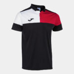 Tricou polo Joma Crew V, Negru / Rosu