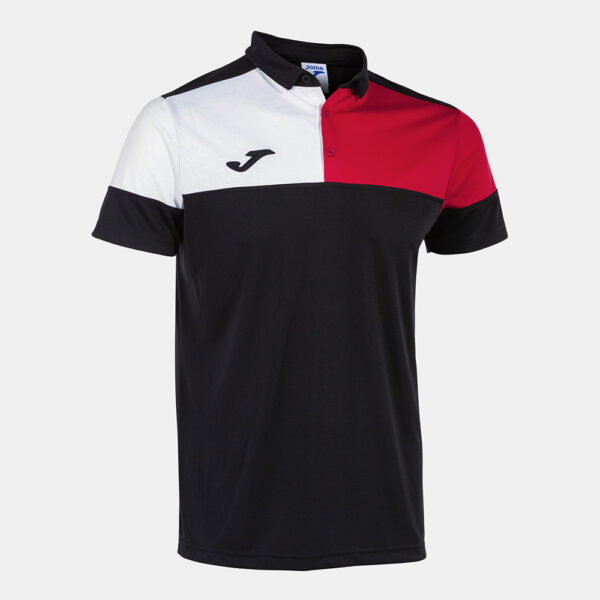 103208.106 Tricou polo Joma Crew V, Negru / Rosu - imagine 1