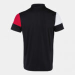 Tricou polo Joma Crew V, Negru / Rosu - imagine 2