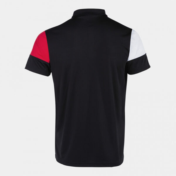 Tricou polo Joma Crew V, Negru / Rosu - imagine 2