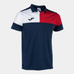 Tricou polo Joma Crew V, Bleumarin / Rosu