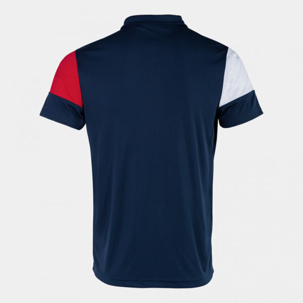 Tricou polo Joma Crew V, Bleumarin / Rosu - imagine 2