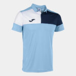 Tricou polo Joma Crew V, Albastru Sky / Bleumarin