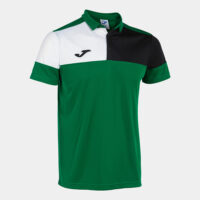 Tricou polo Joma Crew V, Verde / Negru