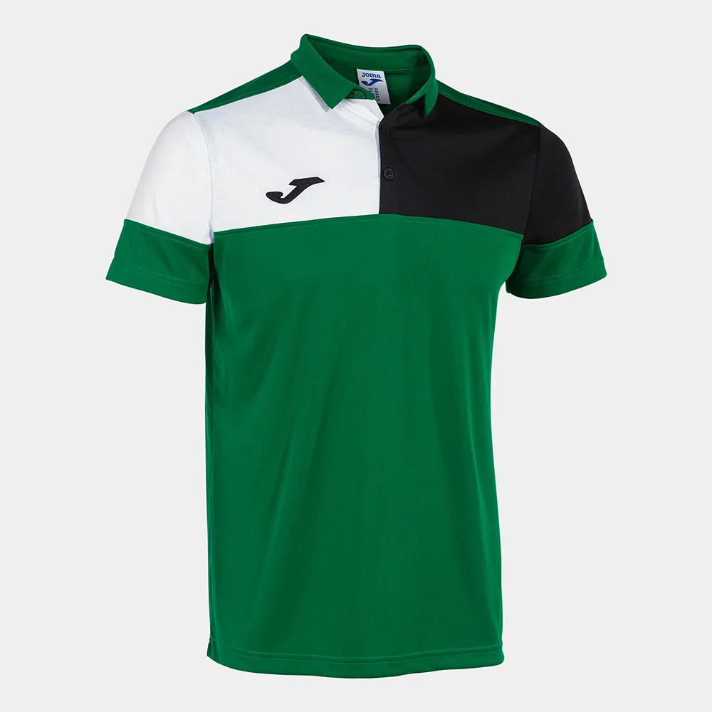 Tricou polo Joma Crew V, Verde / Negru - imagine 1