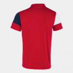 Tricou polo Joma Crew V, Rosu / Bleumarin - imagine 2