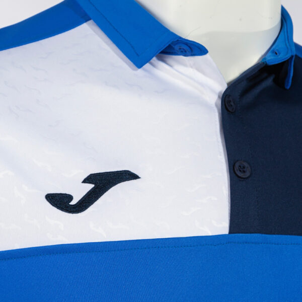 Tricou polo Joma Crew V, Albastru Royal / Bleumarin - imagine 3