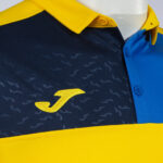 Tricou polo Joma Crew V, Galben / Albastru Royal - imagine 3