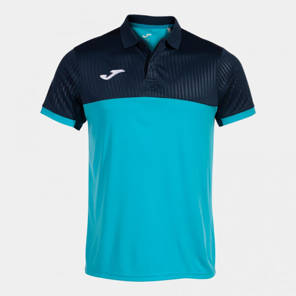 Tricou tenis Joma Montreal, Turcoaz Fluo / Bleumarin - imagine 3