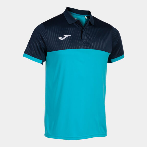 103210.013 Tricou tenis Joma Montreal, Turcoaz Fluo / Bleumarin - imagine 1