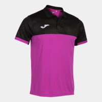 Tricou tenis Joma Montreal, Roz Fluo / Negru