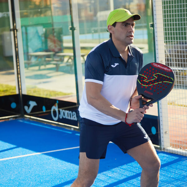 Tricou tenis Joma Montreal, Alb / Bleumarin - imagine 6