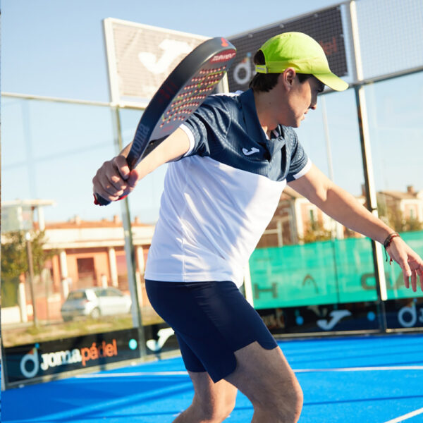 Tricou tenis Joma Montreal, Alb / Bleumarin - imagine 7