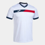 Tricou tenis Joma Court, Alb / Rosu