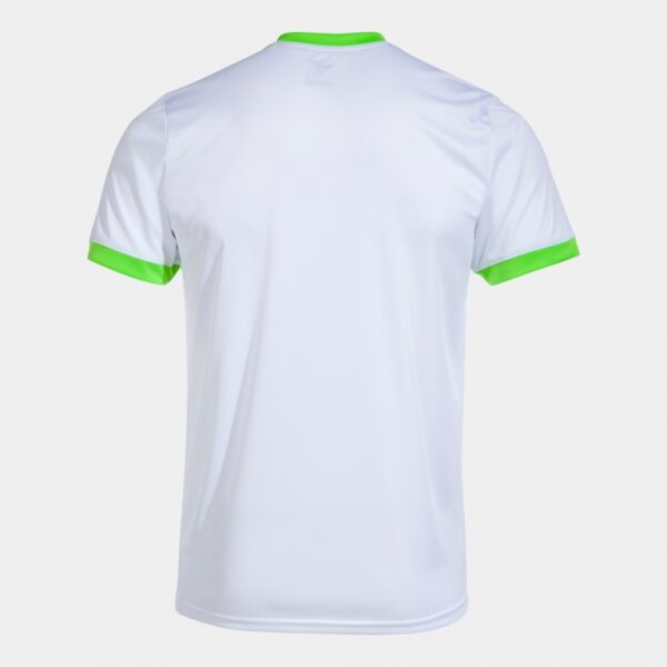 Tricou tenis Joma Court, Alb / Verde Fluo - imagine 2