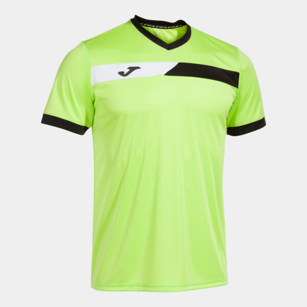 Tricou tenis Joma Court, Verde Lime / Negru - imagine 1