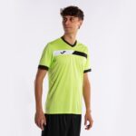 Tricou tenis Joma Court, Verde Lime / Negru - imagine 4