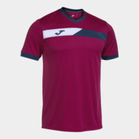 Tricou tenis Joma Court, Crimson / Bleumarin