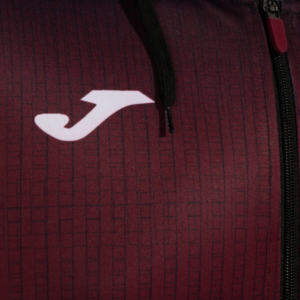 Hanorac Joma Tiger V, Negru / Visiniu - imagine 3