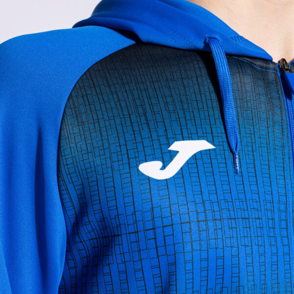 Hanorac Joma Tiger V, Albastru Royal / Negru - imagine 7