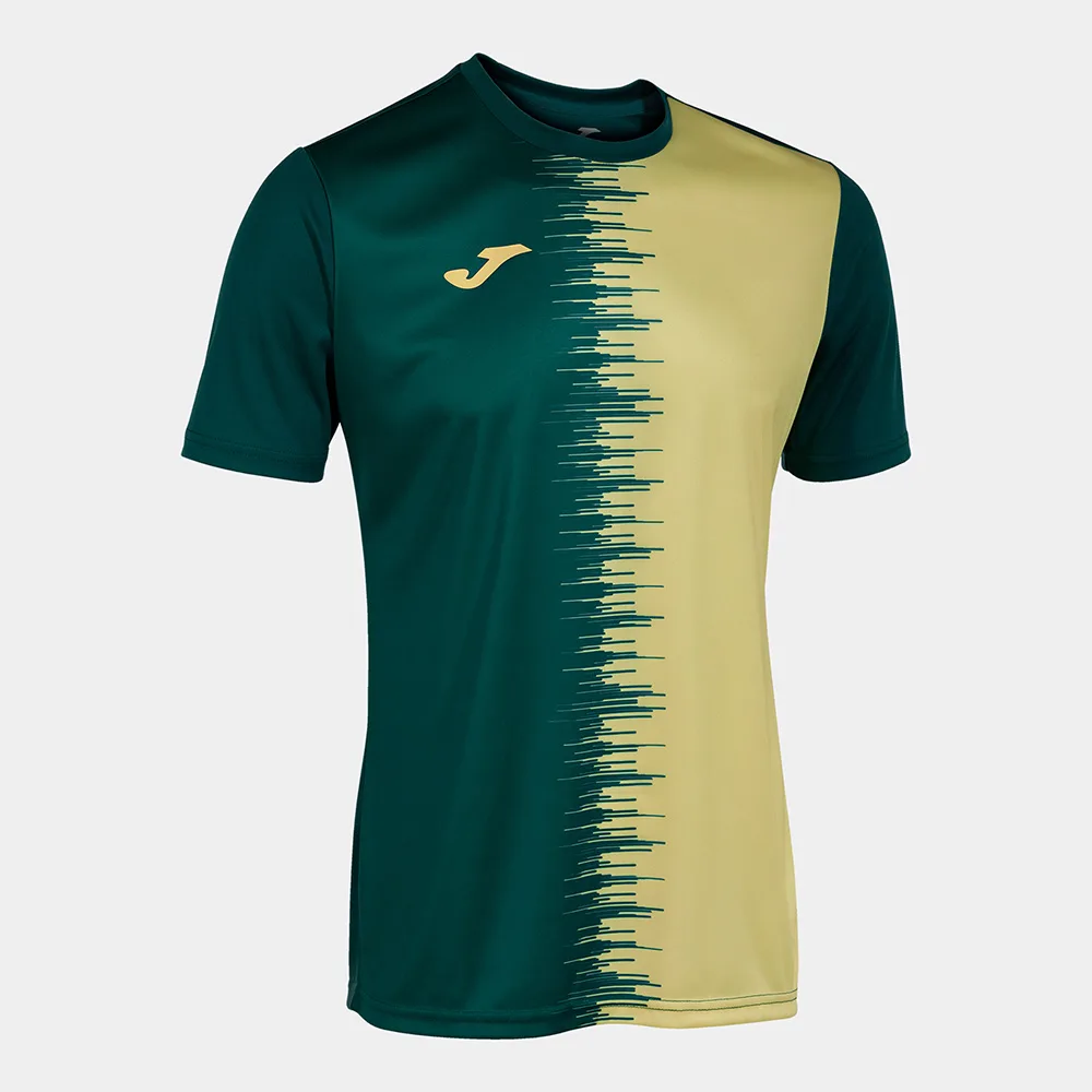 Tricou fotbal Joma City II, Verde / Galben - imagine 1