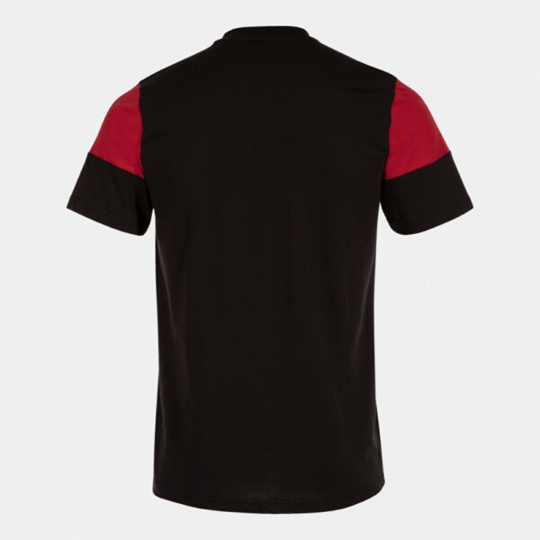 Tricou bumbac Joma Crew V, Negru / Rosu - imagine 2