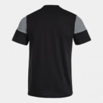 Tricou bumbac Joma Crew V, Negru / Gri - imagine 2