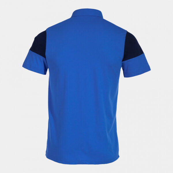 Tricou polo bumbac Joma Crew V, Albastru Royal / Bleumarin - imagine 2