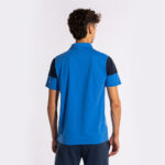 Tricou polo bumbac Joma Crew V, Albastru Royal / Bleumarin - imagine 6