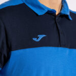 Tricou polo bumbac Joma Crew V, Albastru Royal / Bleumarin - imagine 7