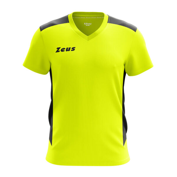 1336_47_SHIRT-START-GIALLO-FLUO-FRONTE- Tricou sport Zeus Start, Galben Fluo - imagine 1