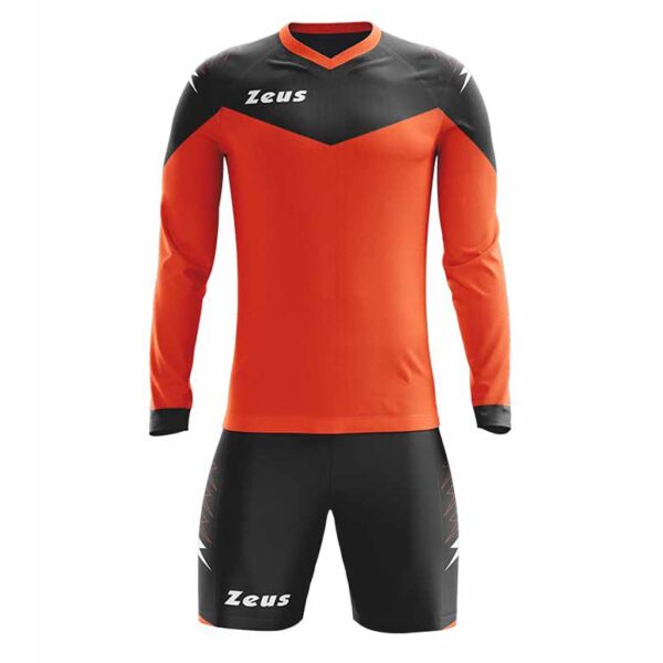 Kit echipament sportiv maneca lunga Zeus Ulysse, Portocaliu Fluo / Negru - imagine 1