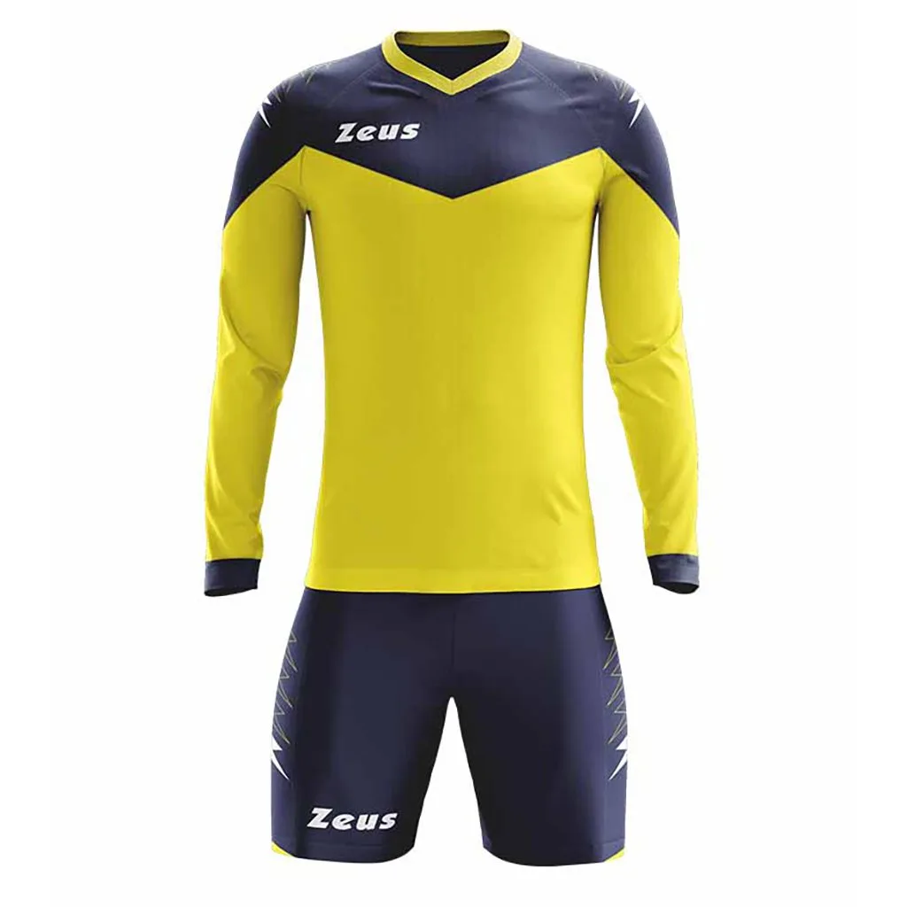 Kit echipament sportiv maneca lunga Zeus Ulysse, Galben / Bleumarin - imagine 1
