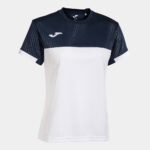Tricou tenis dama Joma Montreal, Alb / Bleumarin