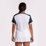 Tricou tenis dama Joma Montreal, Alb / Bleumarin - imagine 5