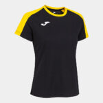 Tricou sport dama Joma Eco Championship, Negru / Galben