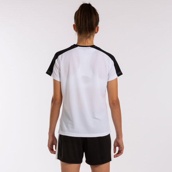 Tricou sport dama Joma Eco Championship, Alb / Negru - imagine 5