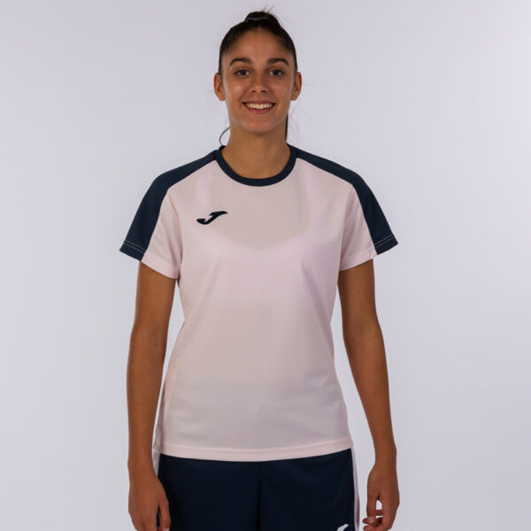 Tricou sport dama Joma Eco Championship, Roz / Bleumarin - imagine 4