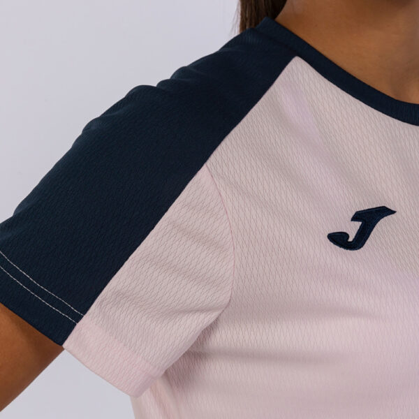 Tricou sport dama Joma Eco Championship, Roz / Bleumarin - imagine 5