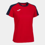 Tricou sport dama Joma Eco Championship, Rosu / Bleumarin
